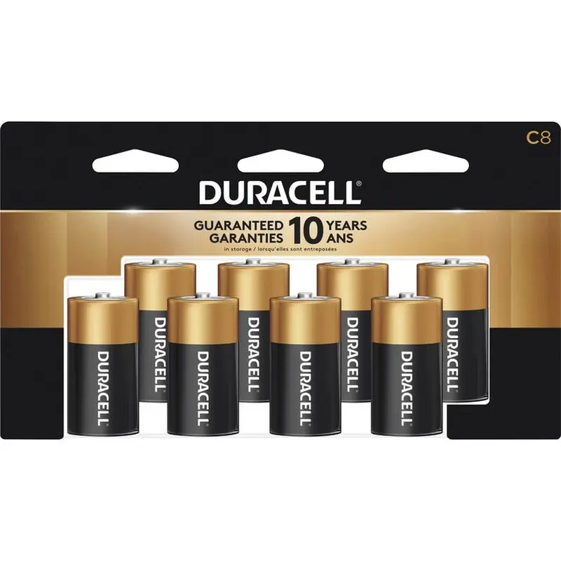 Duracell Coppertop Alkaline C Batteries [SKU - DURMN14RT8Z]PK