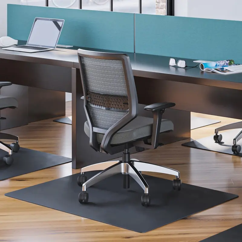 Deflecto Black EconoMat for Hard Floors [SKU - DEFCM21242BLK]EA