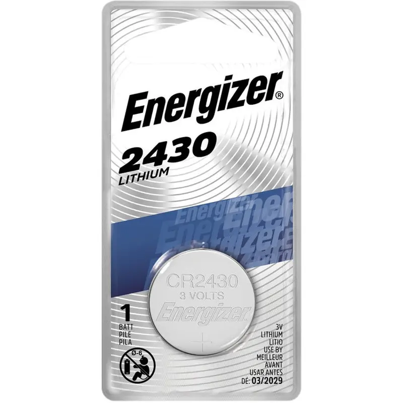 Energizer 2430 Lithium Coin Battery, 1 Pack [SKU - EVEECR2430BP]EA