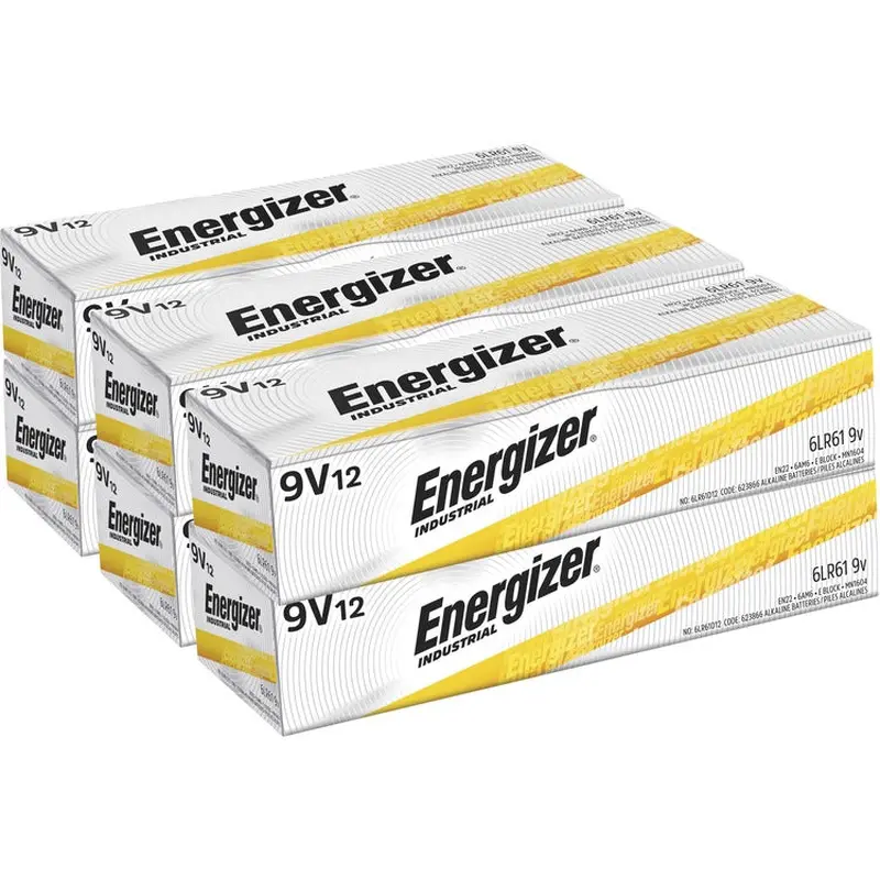 Energizer Industrial Alkaline 9V Battery [SKU - EVEEN22CT]CT