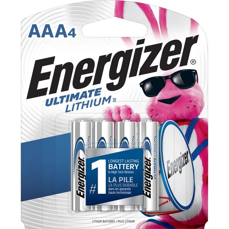 Energizer Ultimate Lithium AAA Batteries [SKU - EVEL92SBP4CT]CT