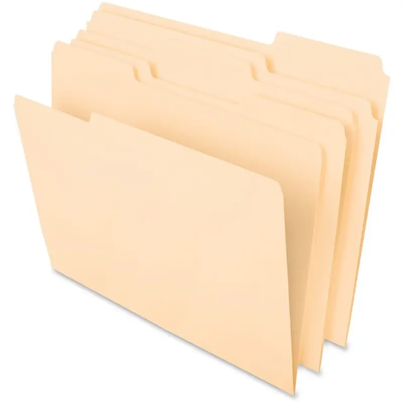 Pendaflex 1/3 Tab Cut Letter Recycled Top Tab File Folder [SKU - PFX48420]BX