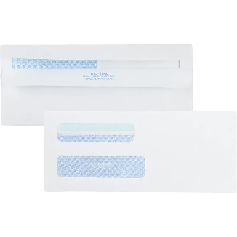 Quality Park Double Window Redi-Seal Envelopes [SKU - QUA24539]BX
