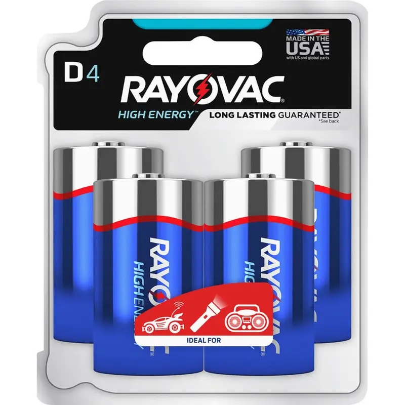 Rayovac Alkaline D Batteries [SKU - RAY8134TK]PK