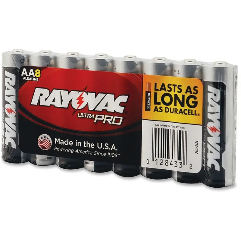 Rayovac Ultra Pro Alkaline AA Batteries [SKU - RAYALAA8JCT]CT