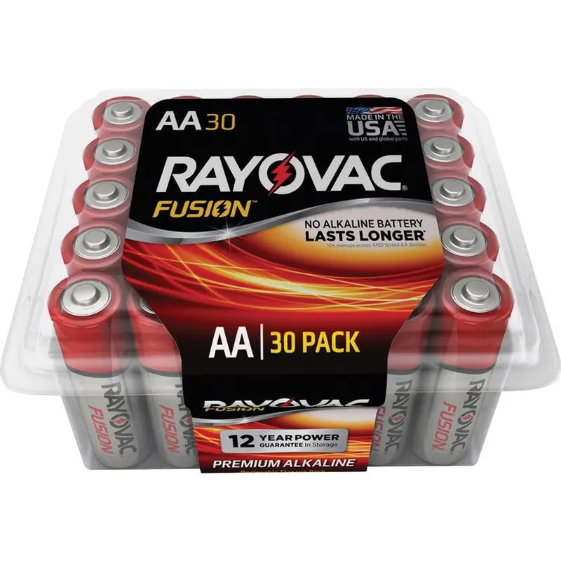 Rayovac Fusion Premium Alkaline AA Batteries Pack [SKU - RAY81530PPFUSK]PK