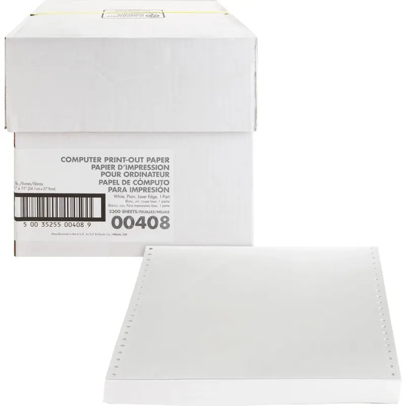 Sparco Perforated Blank Computer Paper [SKU - SPR00408]CT
