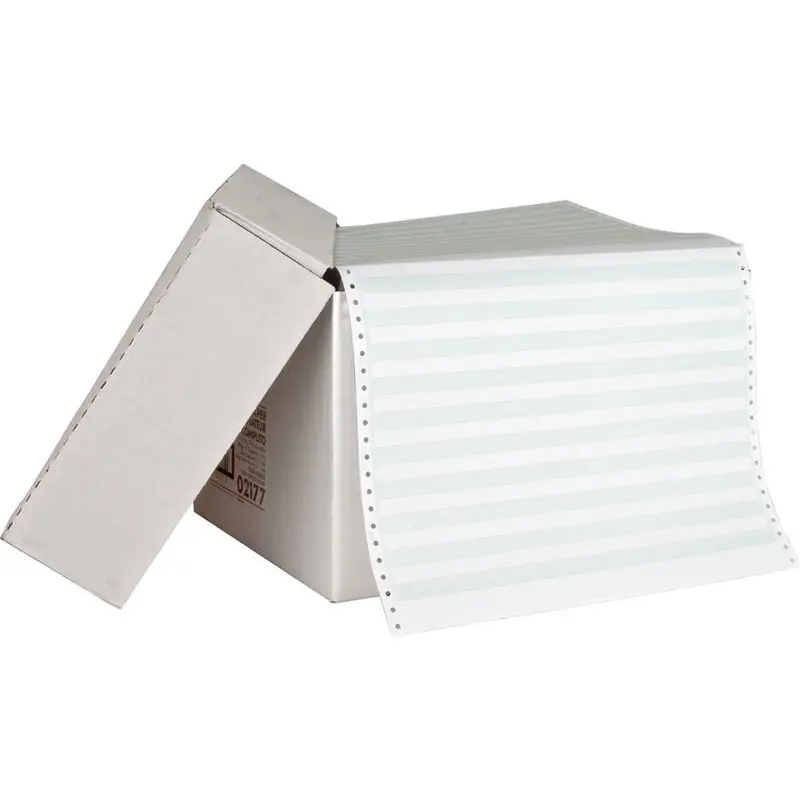 Sparco Continous-form 1/2" Green Bar Computer Paper [SKU - SPR02177]CT
