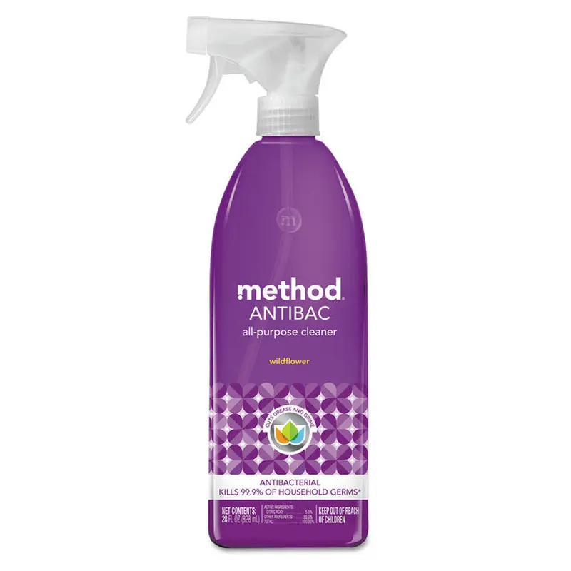Antibac All-Purpose Cleaner, Wildflower, 28 oz Spray Bottle
