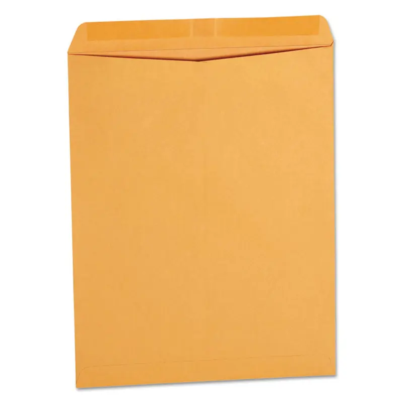 Catalog Envelope, 28 lb Bond Weight Kraft, #14 1/2, Square Flap, Gummed Closure, 11.5 x 14.5, Brown Kraft, 250/Box