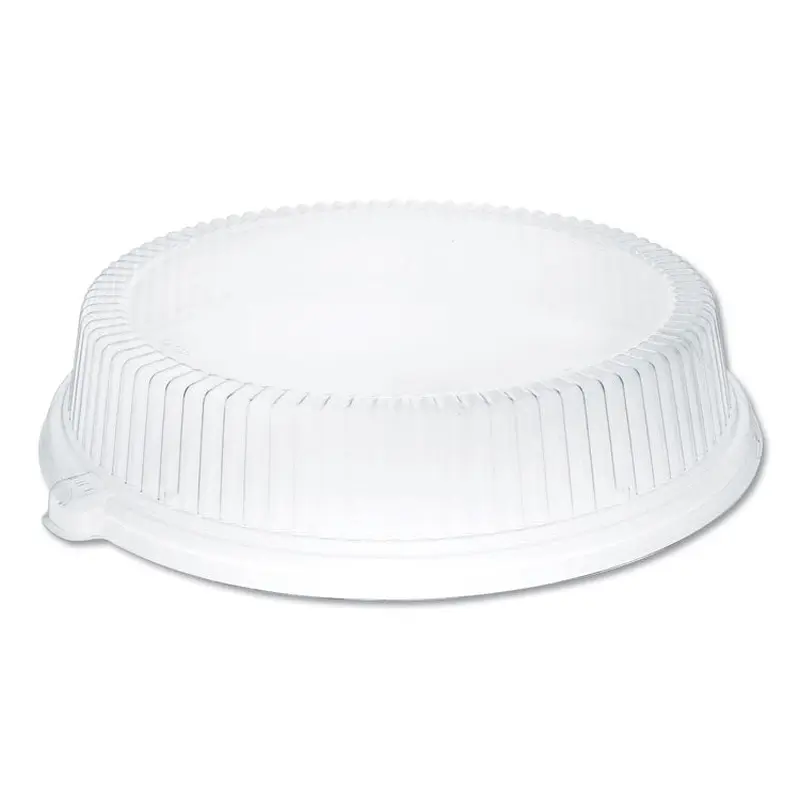Dome Covers fit 10  Disposable Plates, Clear, Plastic, 500/Carton