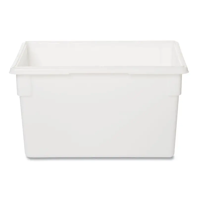 Food/Tote Boxes, 21.5 gal, 26 x 18 x 15, White, Plastic