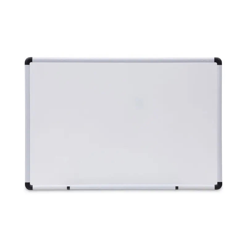 Modern Melamine Dry Erase Board with Aluminum Frame, 36 x 24, White Surface