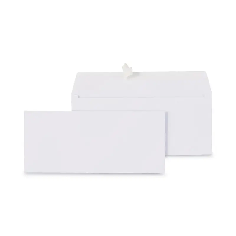 Peel Seal Strip Business Envelope, #9, Square Flap, Self-Adhesive Closure, 3.88 x 8.88, White, 500/Box
