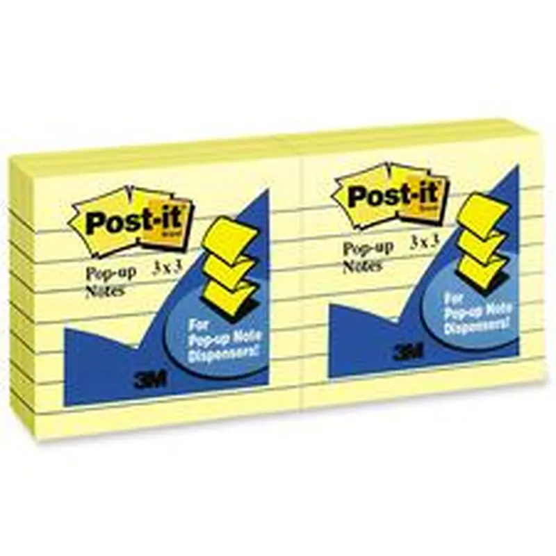 3M Ruled Pop-Up Notes