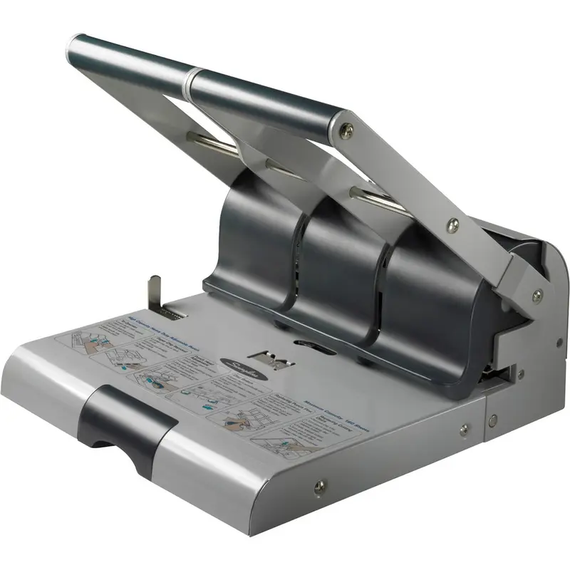 Swingline High-Capacity Adjustable Punch - 2 - 3 Holes - Adjustable Centers