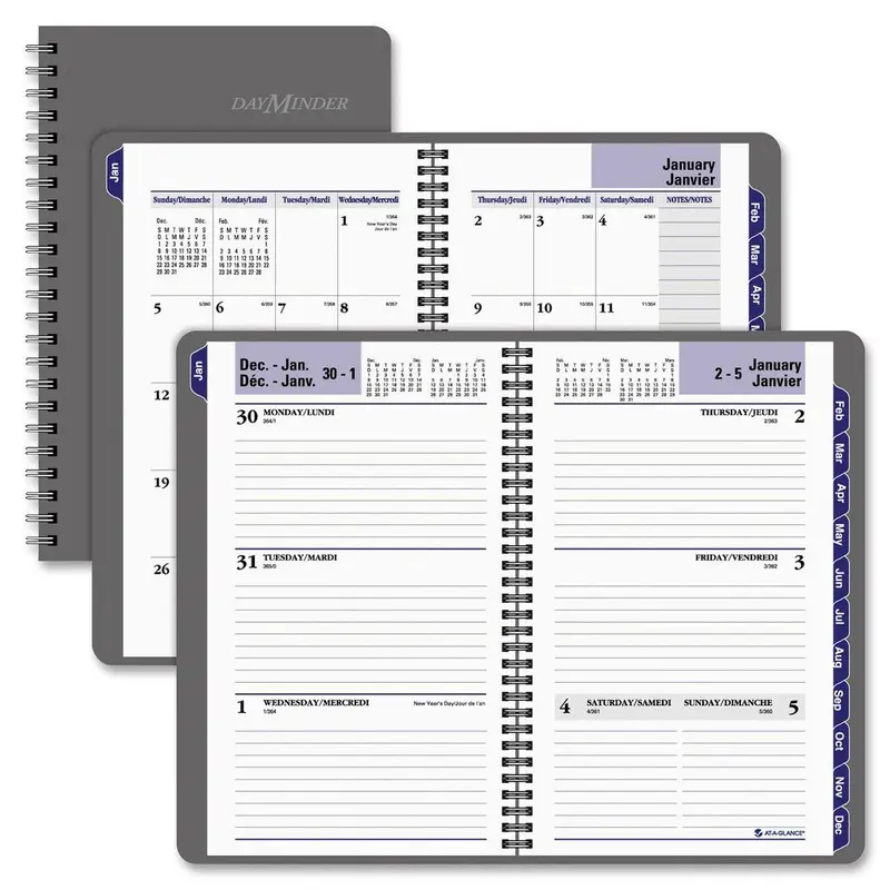 DayMinder Recycled Traditional Weekly/Monthly Planner