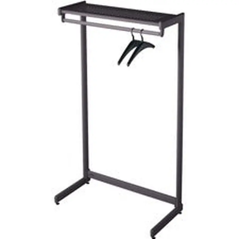 Quartet One-Shelf Garment Rack, 36" Black