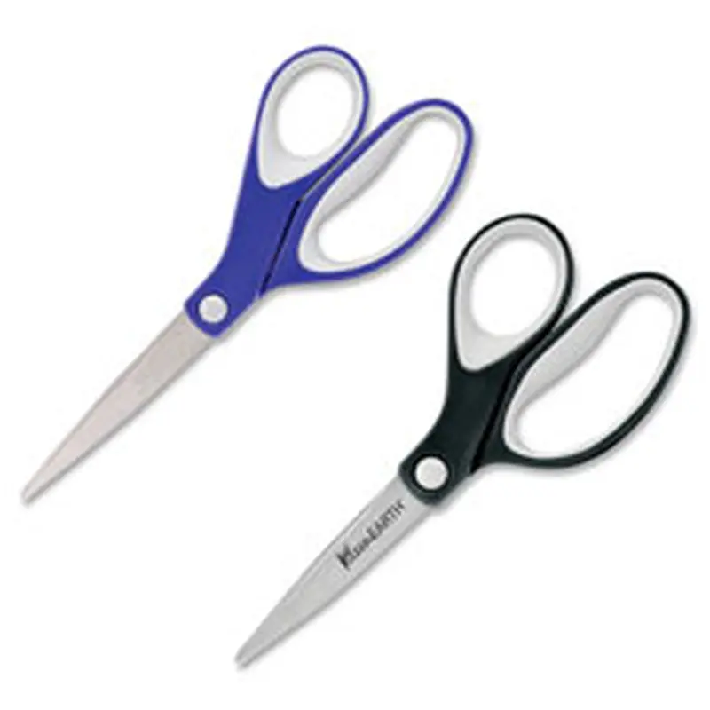 Scissors, Straight, 8", Soft Handle, Black