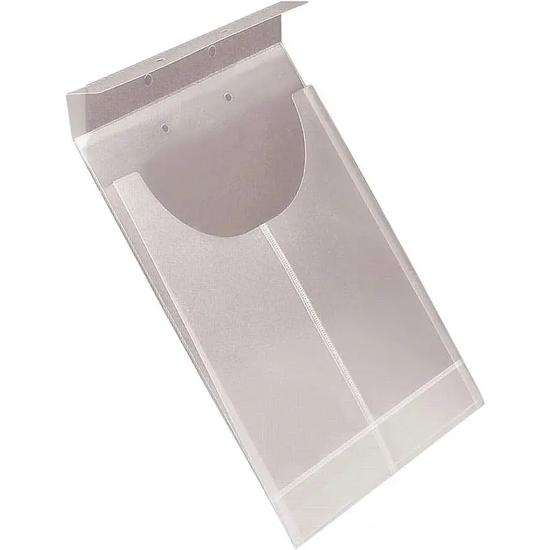 Smead Poly Retention Jacket - 3/4" Expansion - Letter/Legal - Clear - 24 Pack