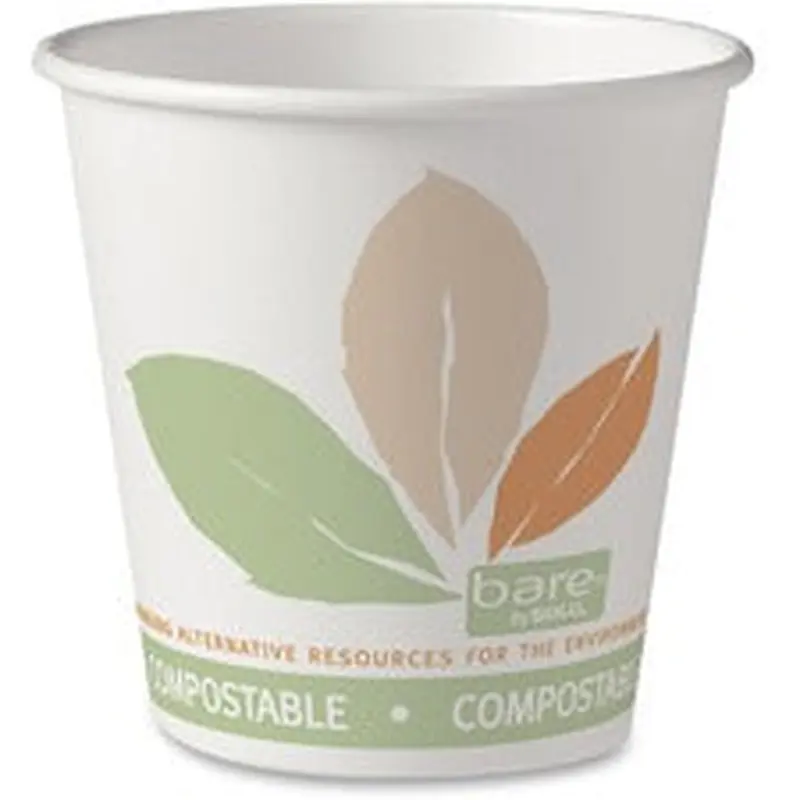 Solo 10oz Pla/Paper Hot Drink Cup (Compostable & Renewable)