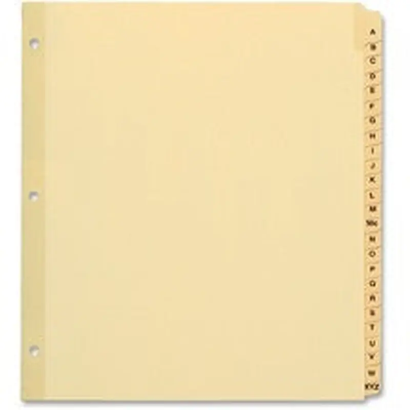TOPS Preprinted Tab Divider