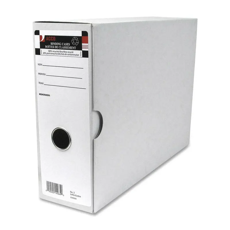 [Letter Size] Acco Binding Box File