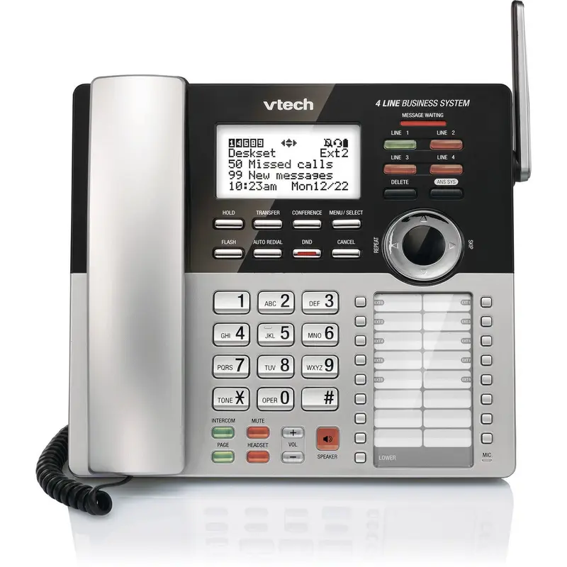 VTech DECT 6.0 Cordless Phone - Gray, Silver