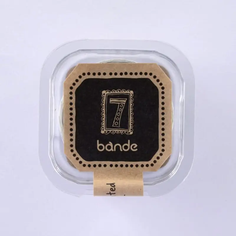 Bande Box Masking Roll Sticker Number 7