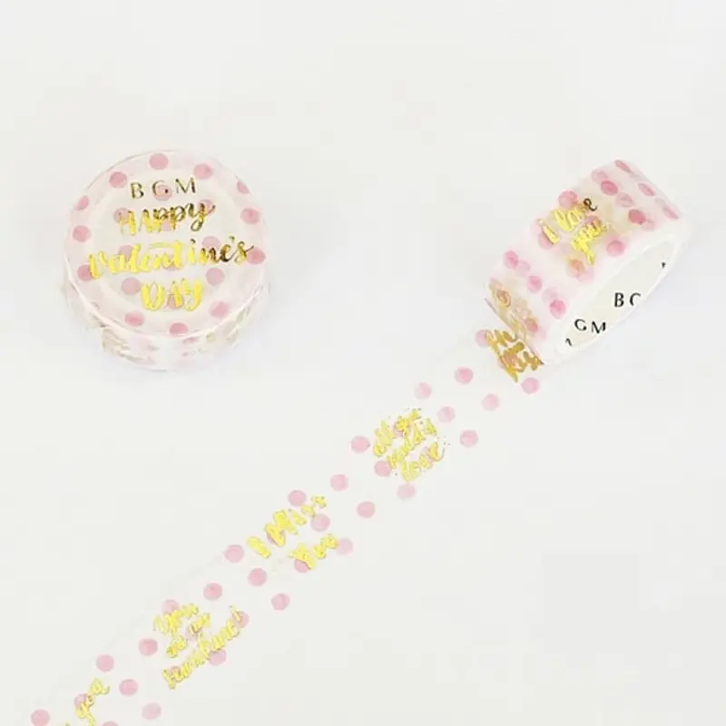 BGM Masking Tape Gold Leaf Valentine Day