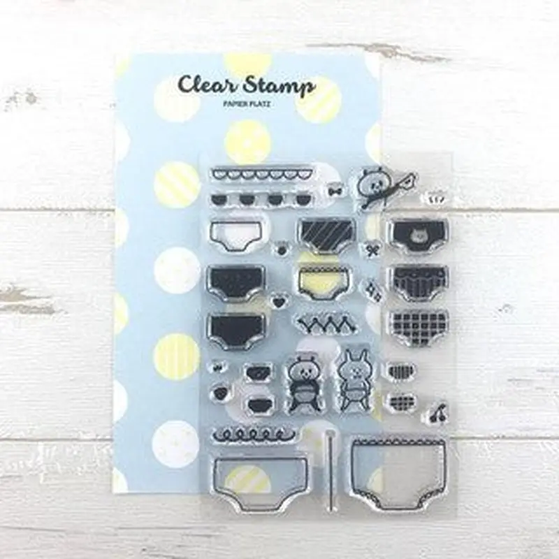 Clear Stamp Papier Platz MizutamaPants