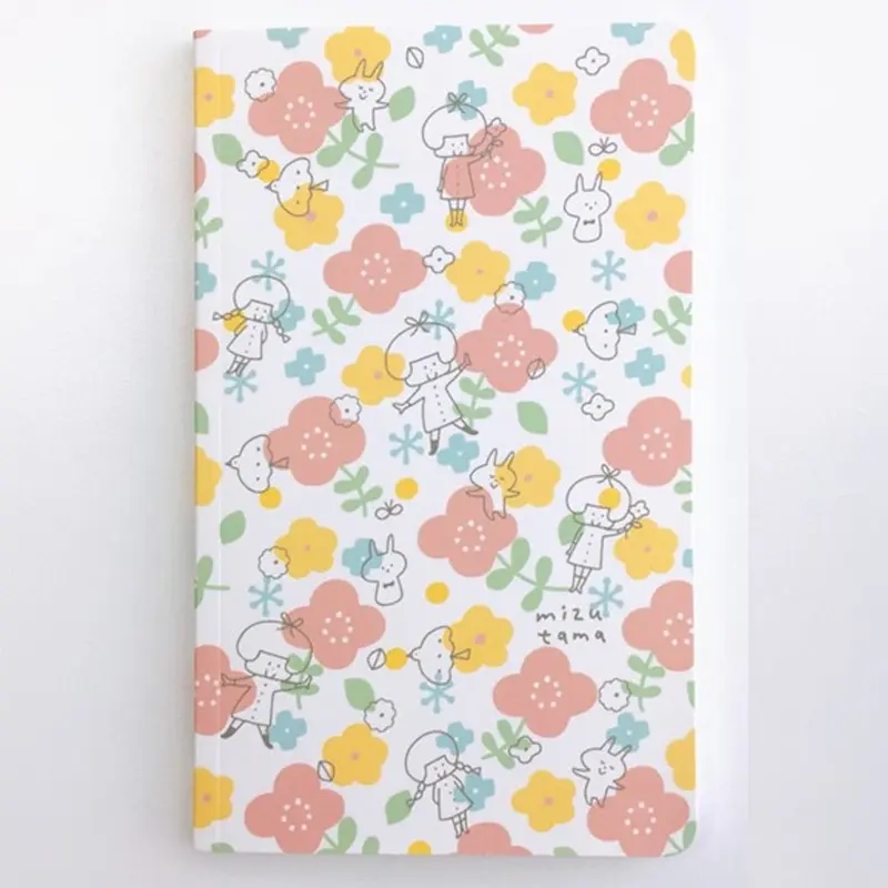 Mizutama Notebook A6 Long (Flower)