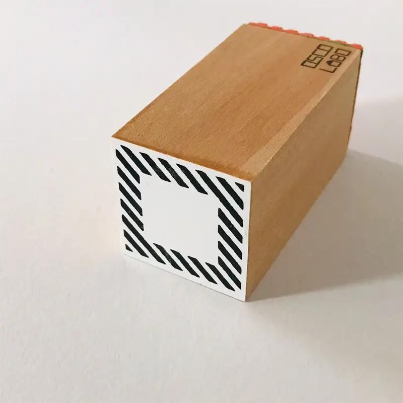 Oscolabo Rubber Stamp - Square Slanted Frame
