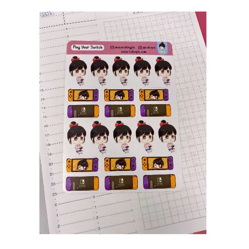 P003 Pie Sticker - Play Your SwitchTransparent