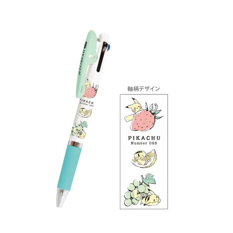 Pokemon Jetstream 3 Color Multi Ball Pen - PikachuFruits