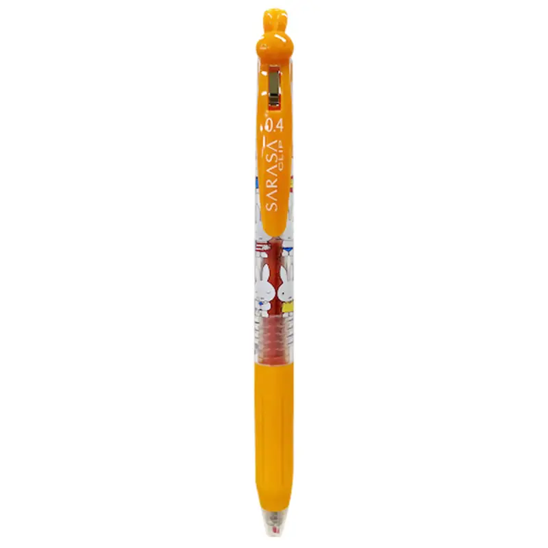 Sarasa Mascot Clip Ballpoint Pen Miffy 0.4mm Orange