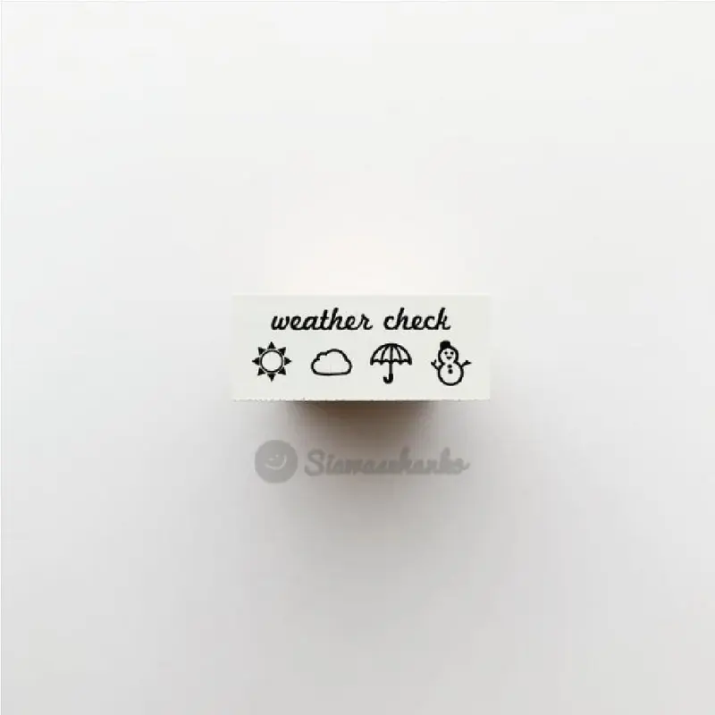 Siawasehanko Rubber Stamp - Weather Check