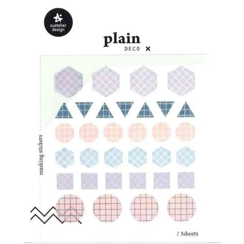 Suatelier Plain Deco X Sticker SeriesA