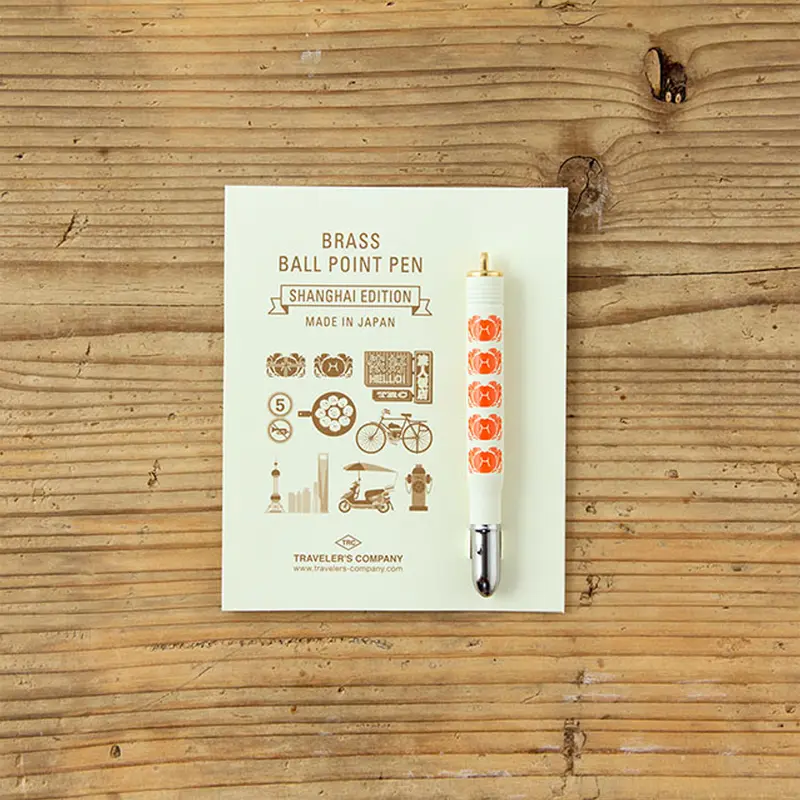 Traveler's Factory Brass Ballpoint Pen Local Things In Shanghai