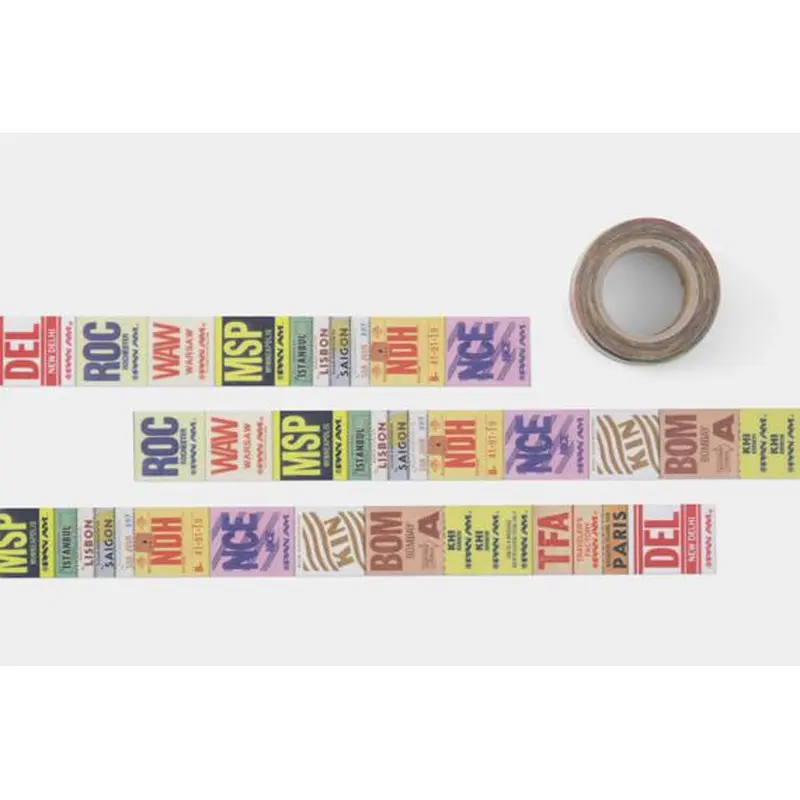 Traveler's Factory Masking Tape Pan Am Baggage Tag