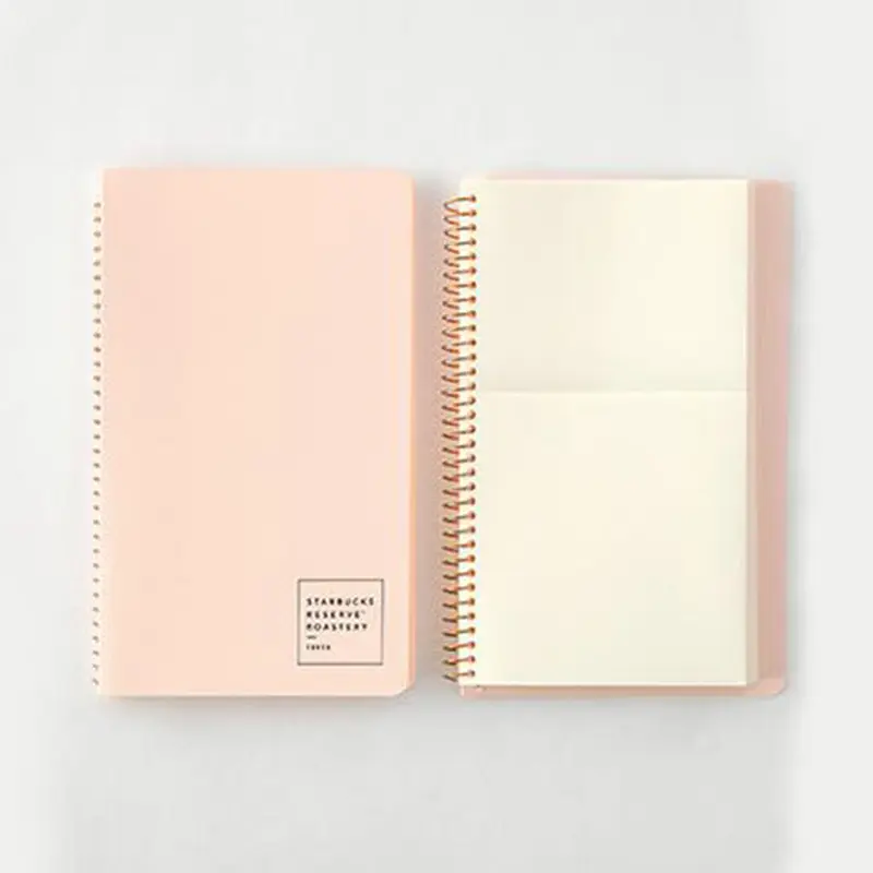 Traveler's Factory Spiral Ring Notebook Starbucks Roastery Pink