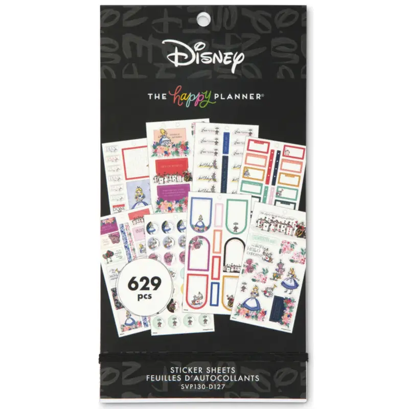 The Happy Planner Disney Alice in Wonderland Value Pack Stickers