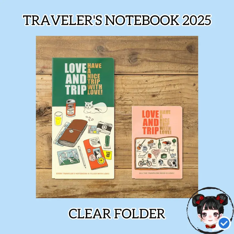 Travelerss Notebook 2025 Clear FolderRegular