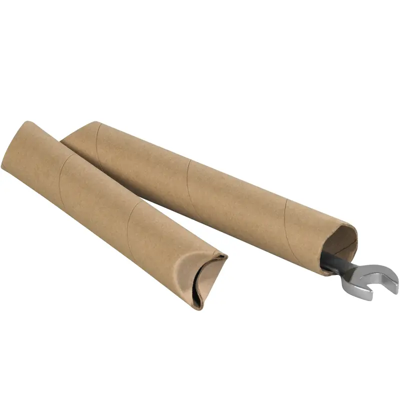 1 1/2 x 24 Kraft Crimped End Mailing Tubes .060 Gauge 70/Case