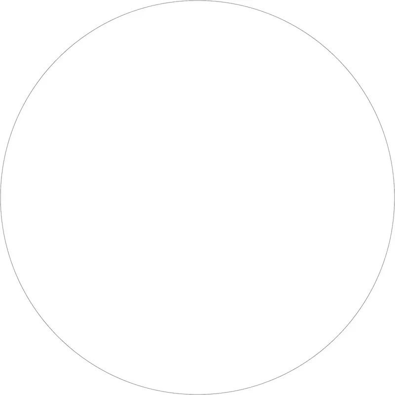 1" Circles - Clear Removable Labels 500/Roll