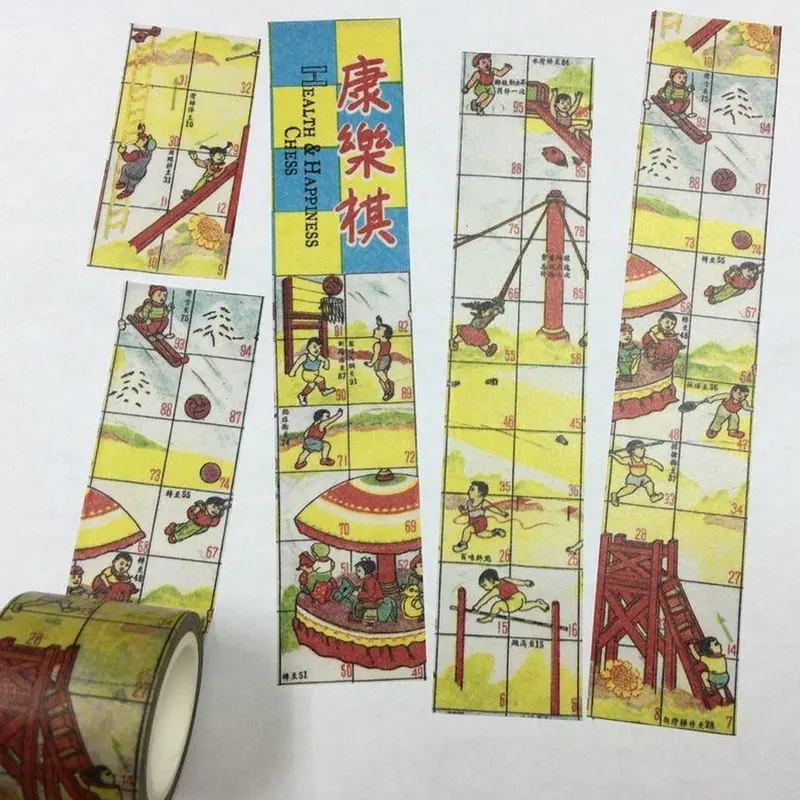 Zigaaudaai Masking Tape - Health & Happiness Chess
