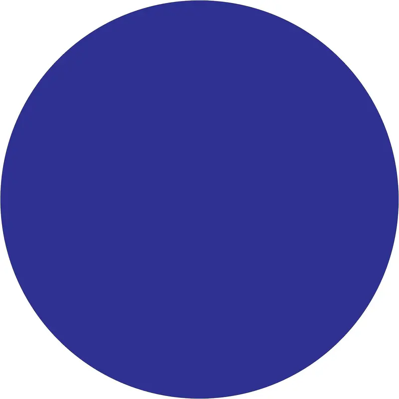 1 1/2" Dark Blue Inventory Circle Labels 500/Roll