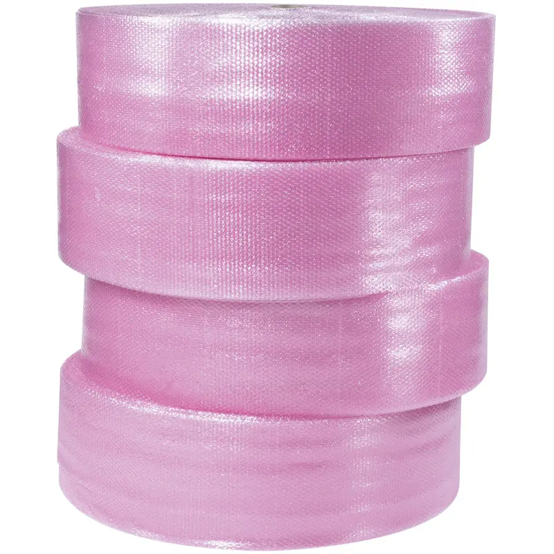 1/2" x 48" Slit @ 12" (four 12" x 250 Feet rolls) Anti-Static Bubble - Perforated 4/Bundle