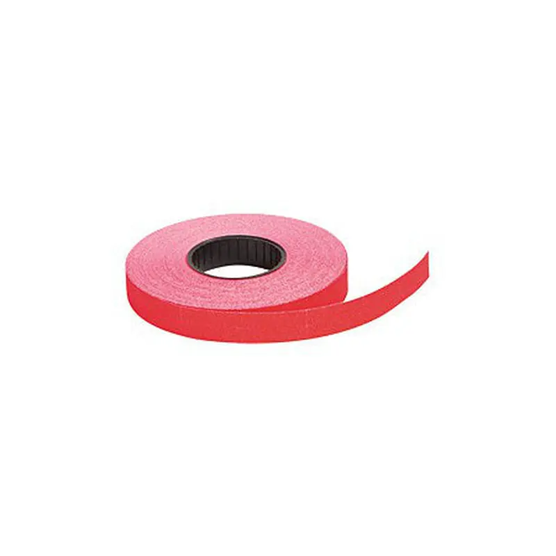 1-Line (3/4 x 3/8) Fluorescent Red Price Label 1000/Roll