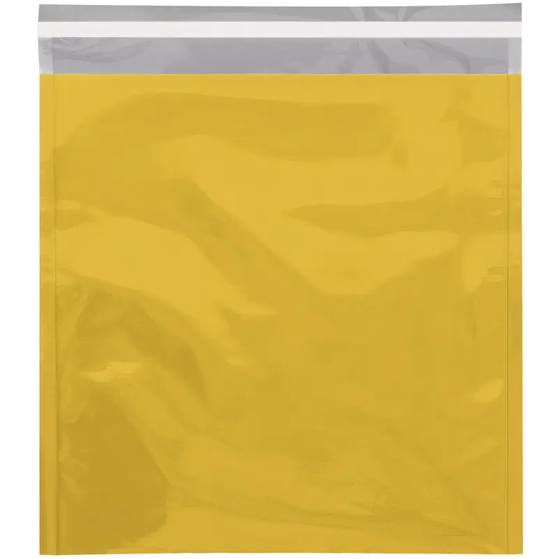 10 3/4 x 13 Gold Metallic Mailers 250/Case